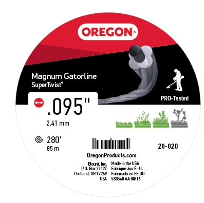 Oregon 20-020 GATORLINE,MAGNUM SUPERTWIST .0