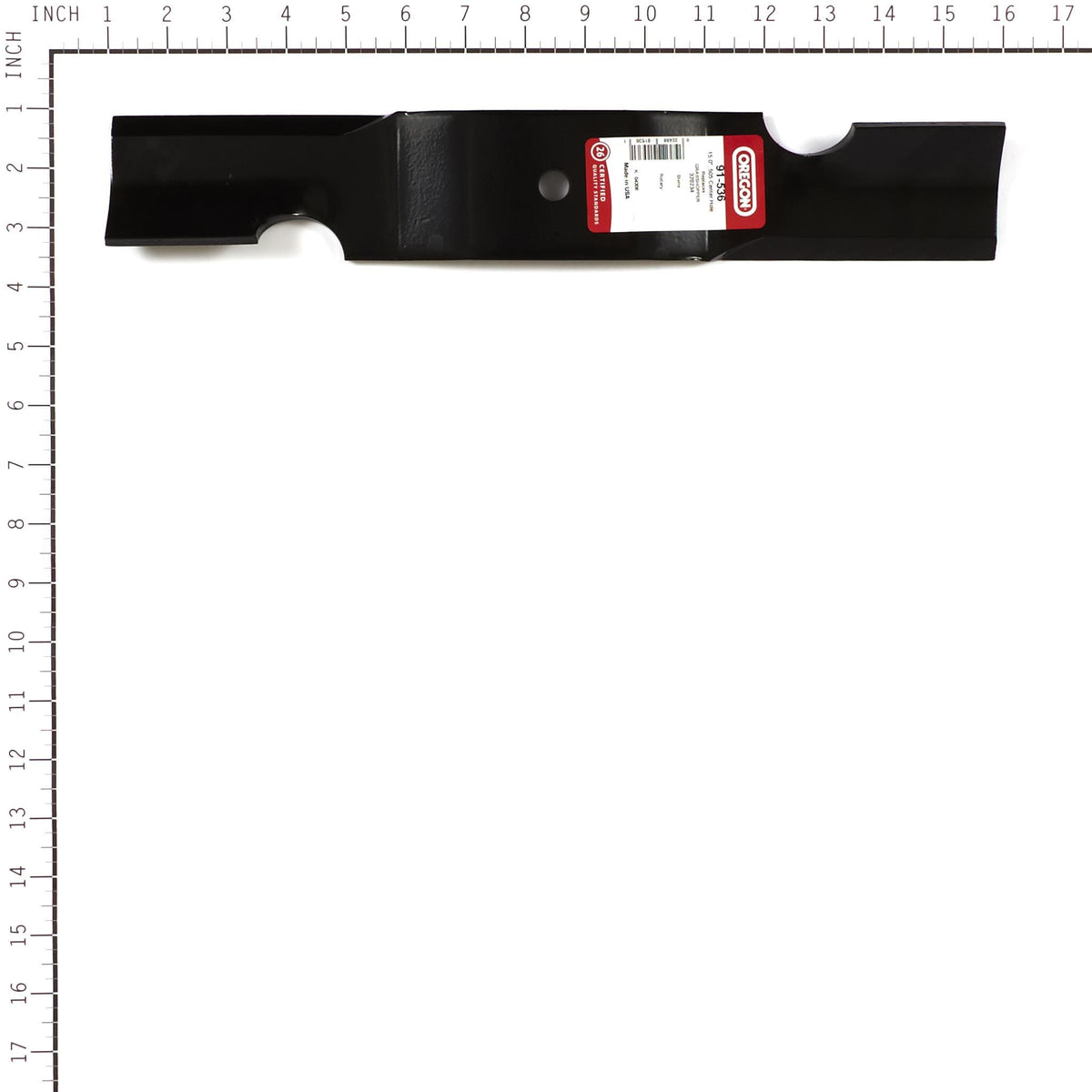 Oregon 91-536 Mower Blade, 15" Compatible w/ Grasshopper