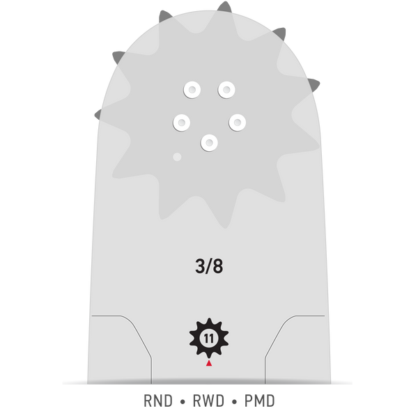 Oregon 280RNDD176 28" PowerCut Guide Bar
