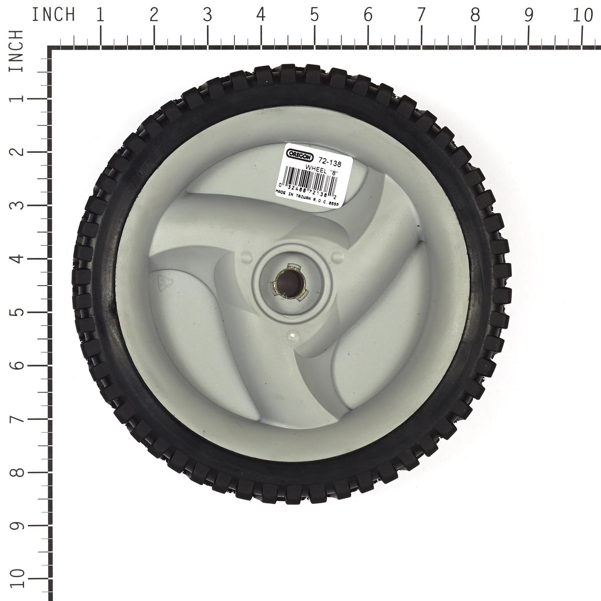 Oregon 72-138 WHEEL,8X1.75 MAG2 RAD3 GRY