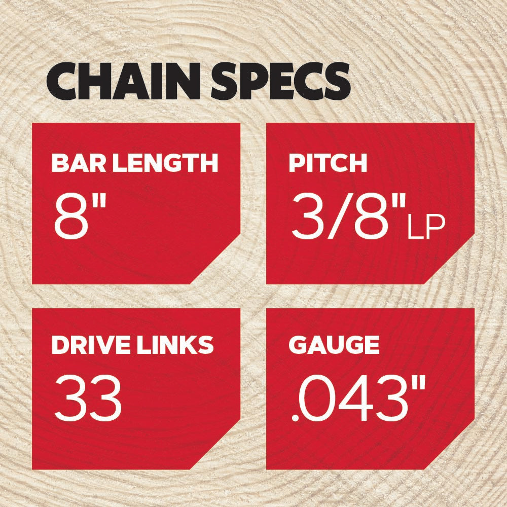Oregon 90F033G 3/8" Low Profile Chain