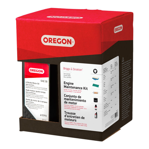 Oregon 01-104 Engine Maintenance Kit Compatible w/ some Briggs & Stratton Twin Cylinders