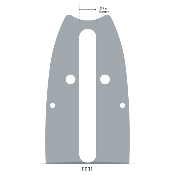 Oregon 253RNFE031 25" Powercut Guide Bar