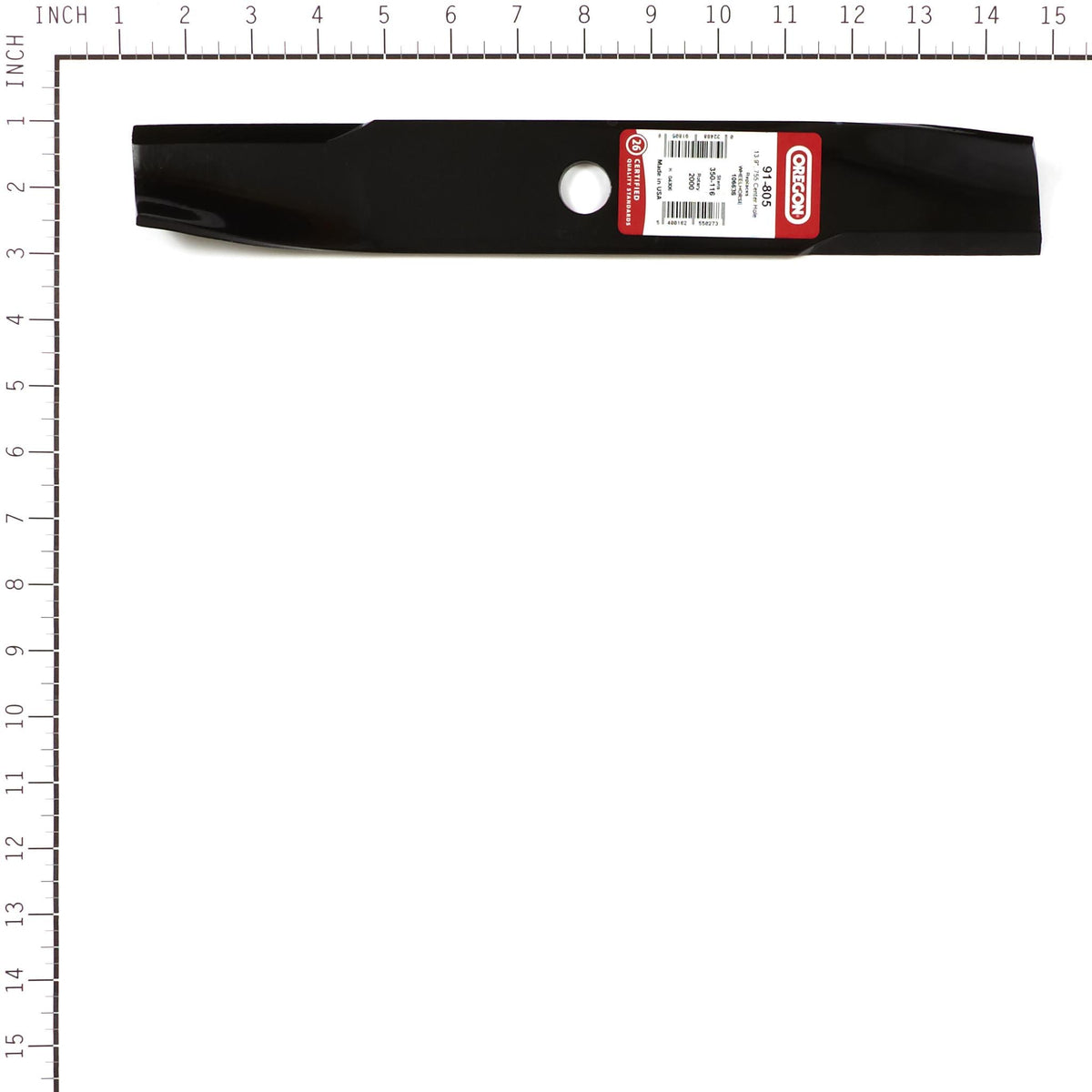 Oregon 191-805 Mower Blade, 13-7/8" Compatible w/ Toro And Wheel Horse
