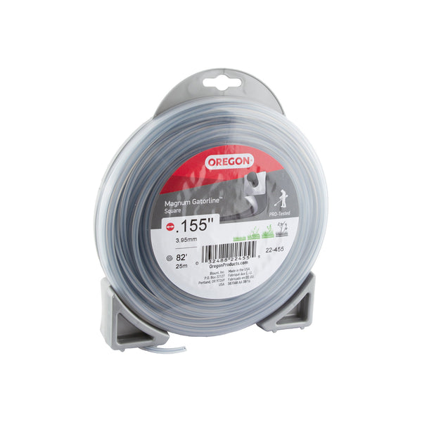 Oregon 22-455 Magnum GatorLine Square Trimmer Line, .155 1lb Donut