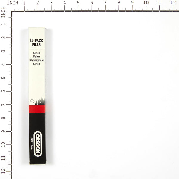 Oregon 70503 12-Pack 3/16" x 8" Round File