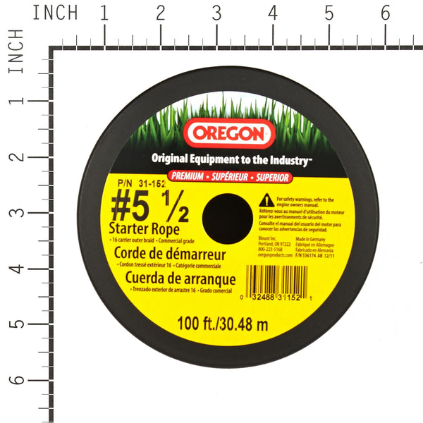 Oregon 31-152 STARTER ROPE NO. 5 1/2 100FT P
