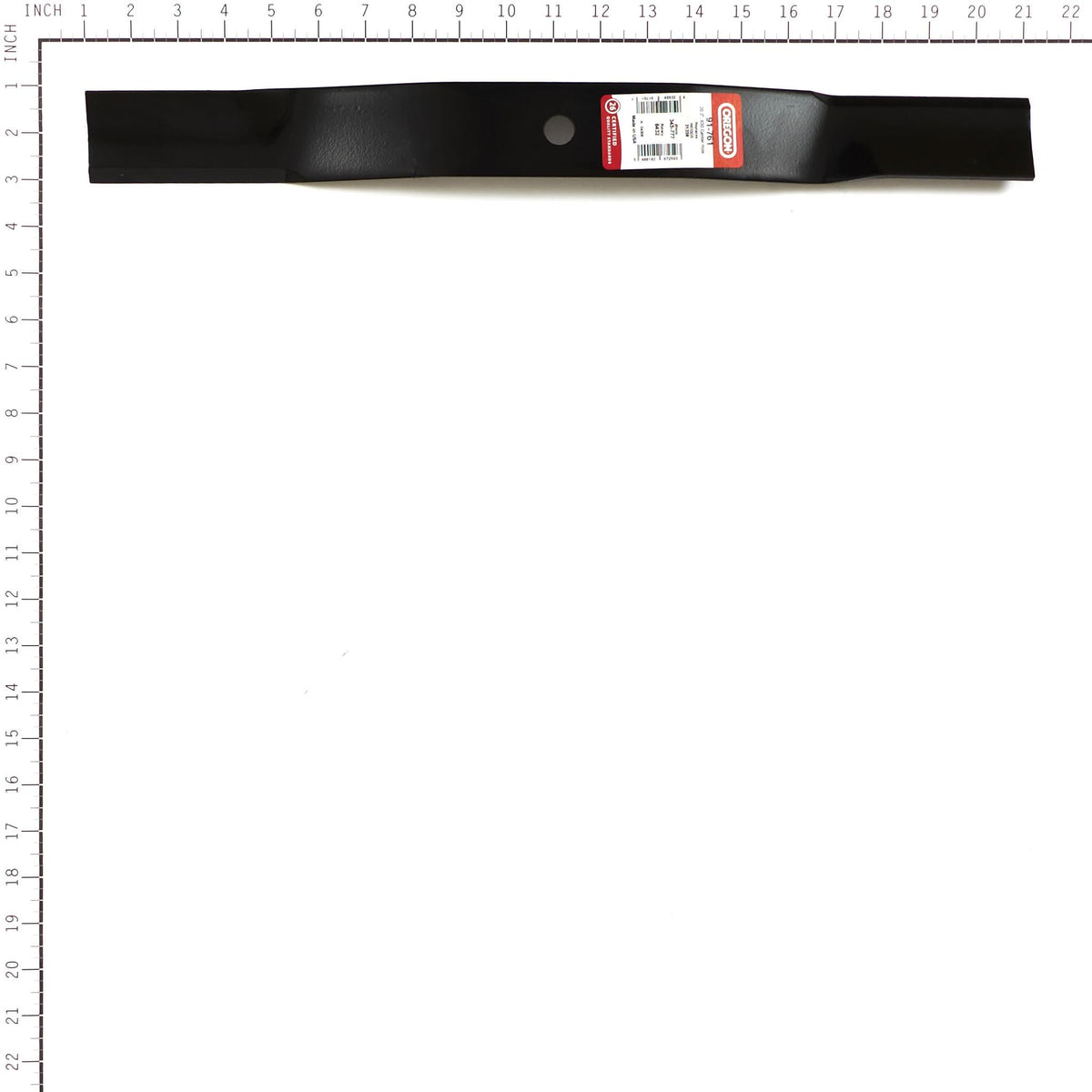 Oregon 91-761 Mower Blade, 20-3/16" LH Compatible w/ Woods