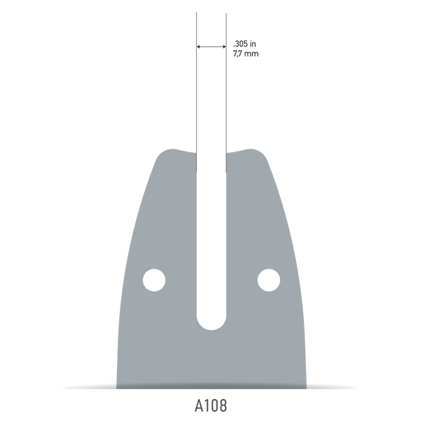 Oregon 080SDAA108 8" Chainsaw Guide Bar